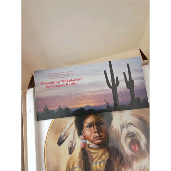 Gregory Perillo The Companion Series Limited Edition Plate “Shepherds" - Picture 5 of 10